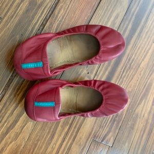 Red Tieks in size 7